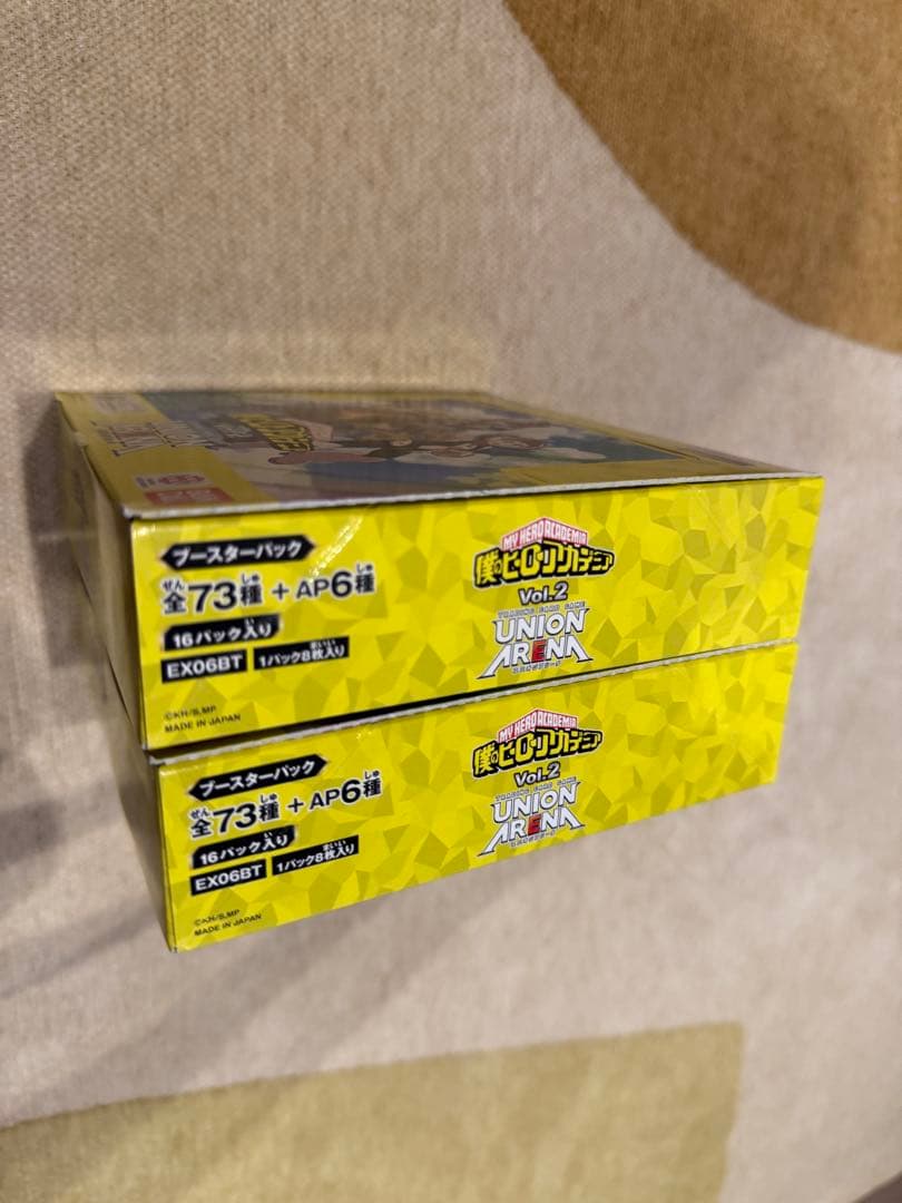 2BOX 僕のヒーローアカデミア UNION ARENA Vol.2 テープ付き