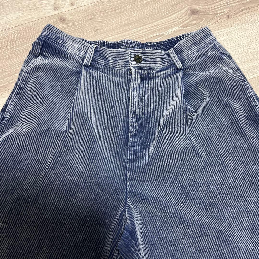 CAMBIO(カンビオ)フェード加工コーデュロイ バルーンテーパードパンツ