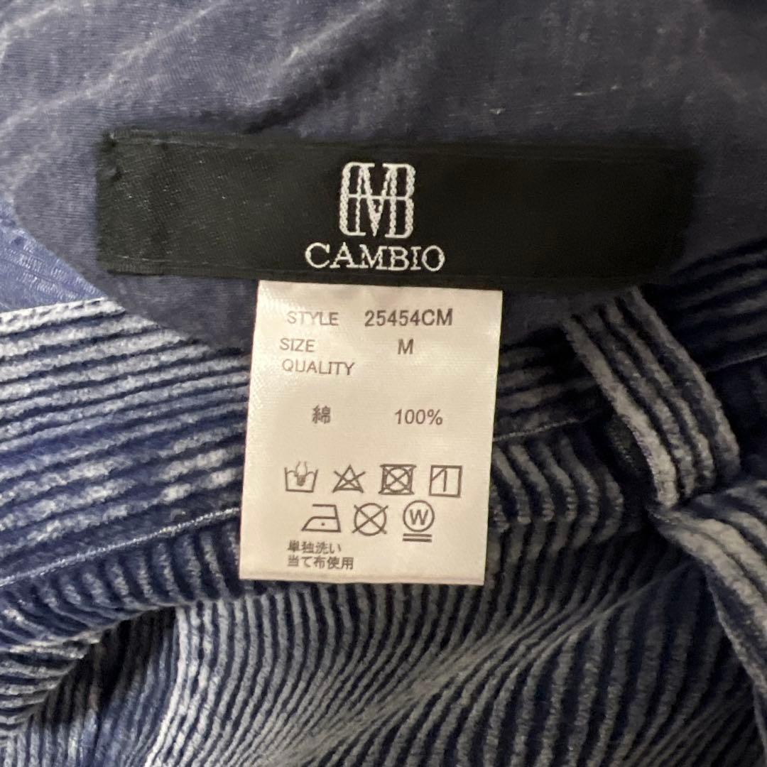 CAMBIO(カンビオ)フェード加工コーデュロイ バルーンテーパードパンツ