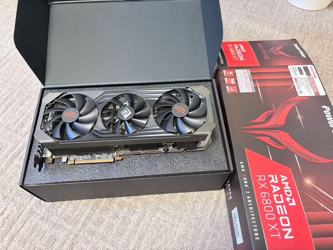 ジャンクPowerColor Radeon RX 6800 XT