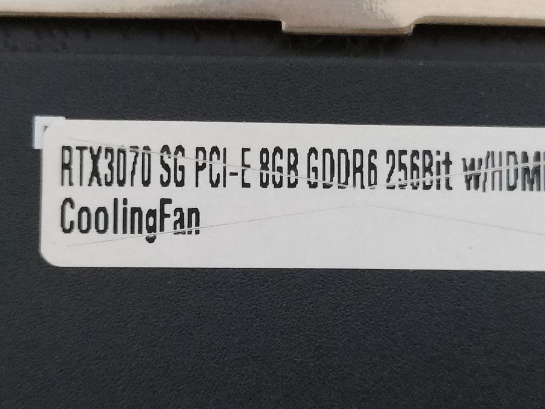 H*R様 玄人志向 GeForce RTX3070 8GB SG