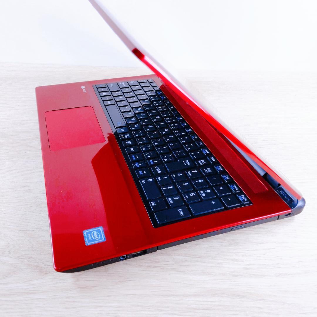 大容量1TB！ メモリ8GB NECノートパソコン 初期設定済み PC カメラ付