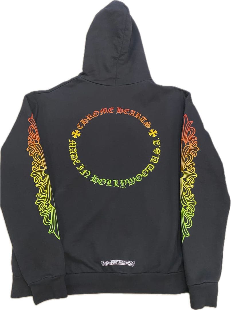 Chrome Hearts クロムハーツ サークルロゴ　グラデーション　パーカー
