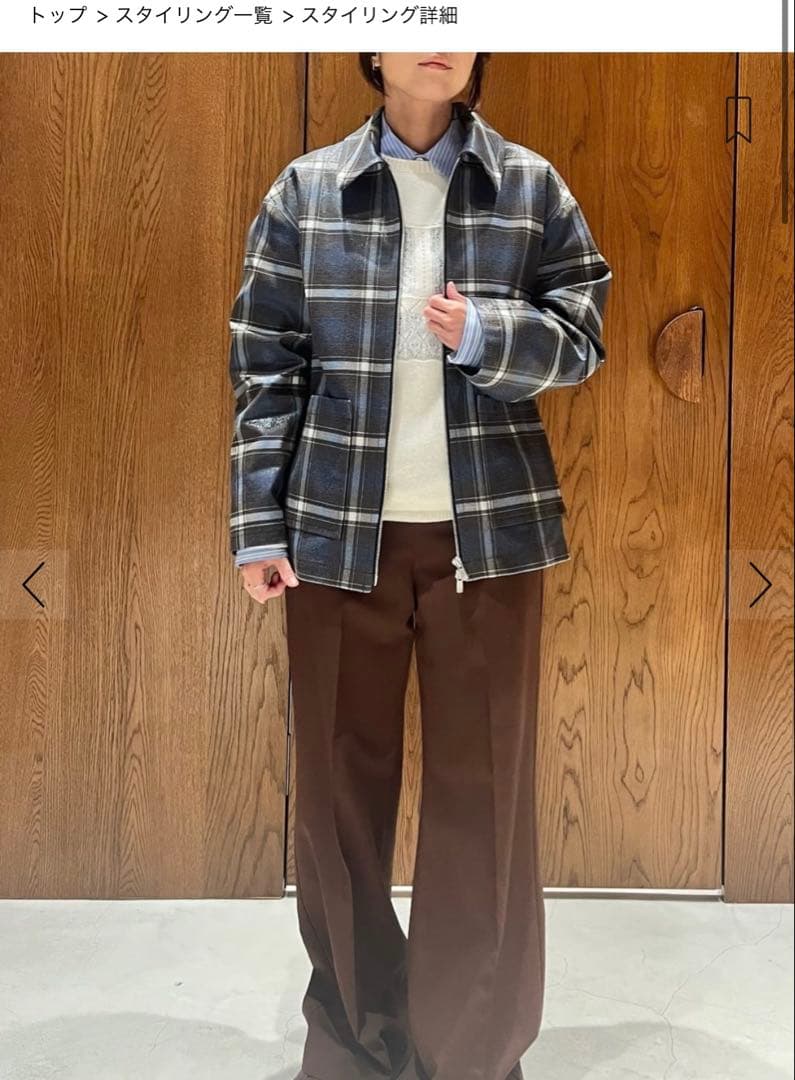 Edition パッチワークレース クルーネックニット　ホワイト