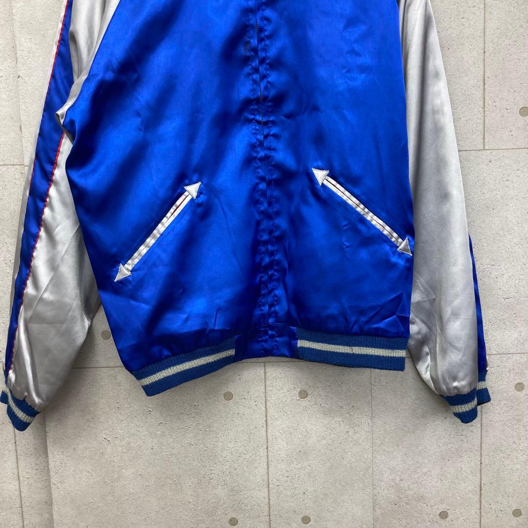 BEAMS ビームス スカジャン 東洋 刺繍 リバーシブル スカル L 黒