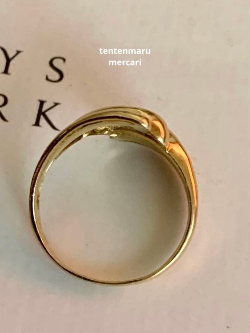 直*子様 ジュエリーマキ ☆ K18 ワイドツイストリング ☆ 幅広地金リング