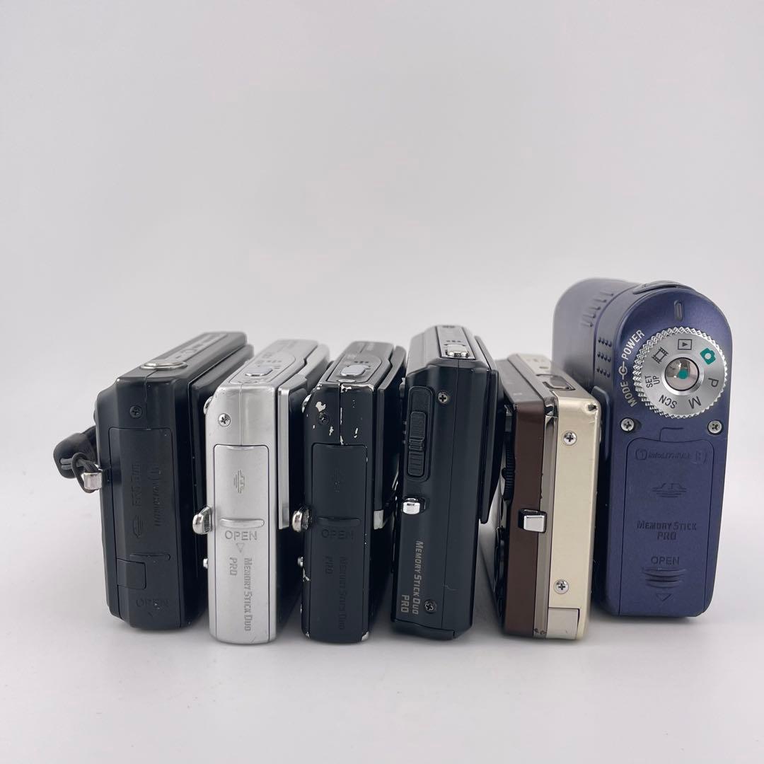 ６台セット【ジャンク】SONY Cyber-shot デジカメDSC-W380他