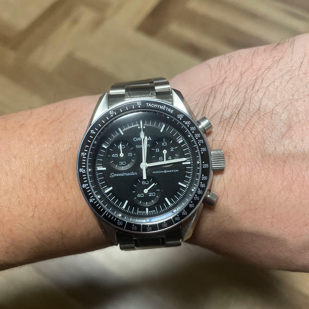 OMEGA X moon swatch メタルカスタム