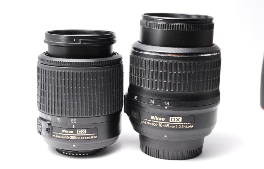 【新品級】Nikon D5300 Wレンズ Wi-Fi転送可能 人気のレッド‼