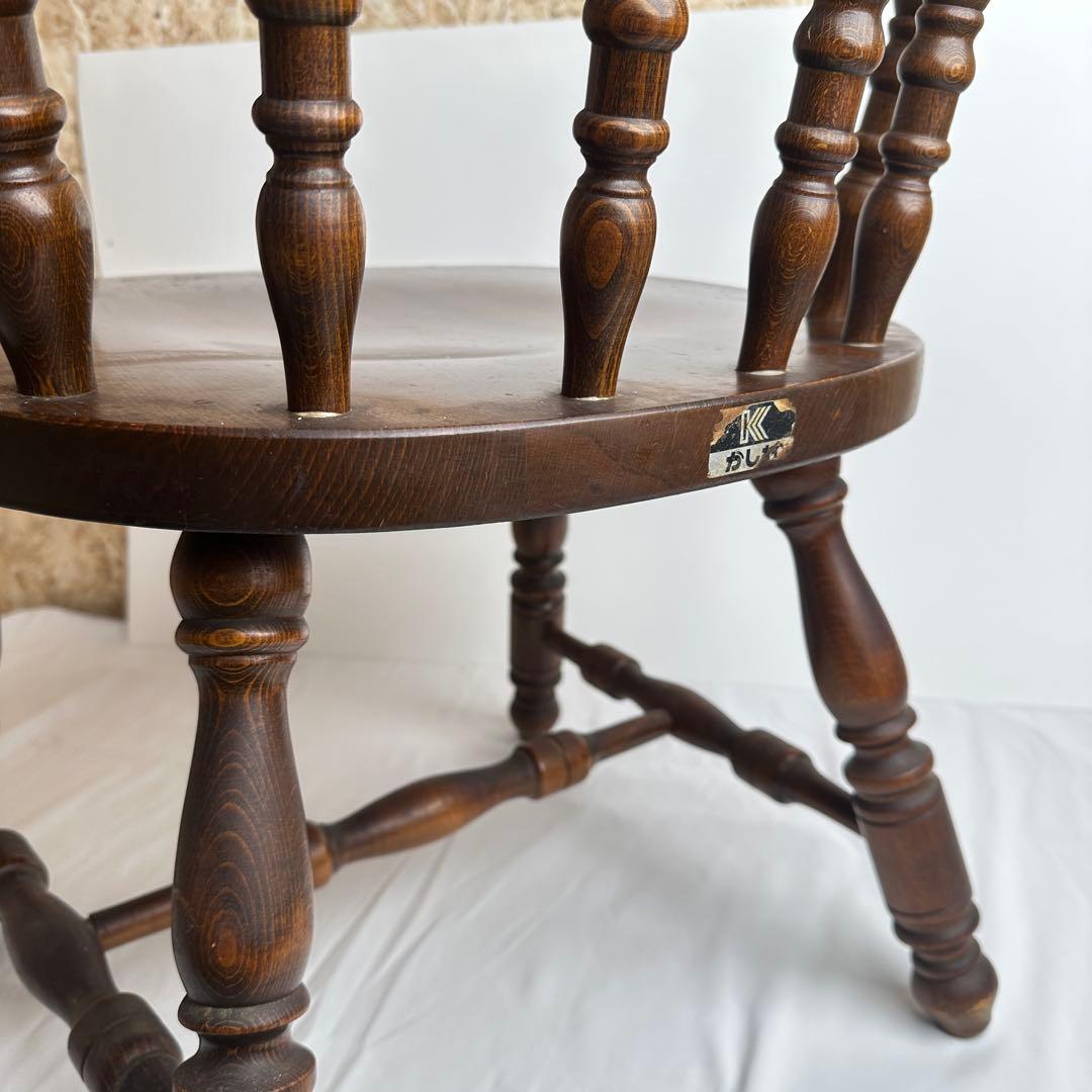 良品 柏木工 ウィンザーチェア アンティーク