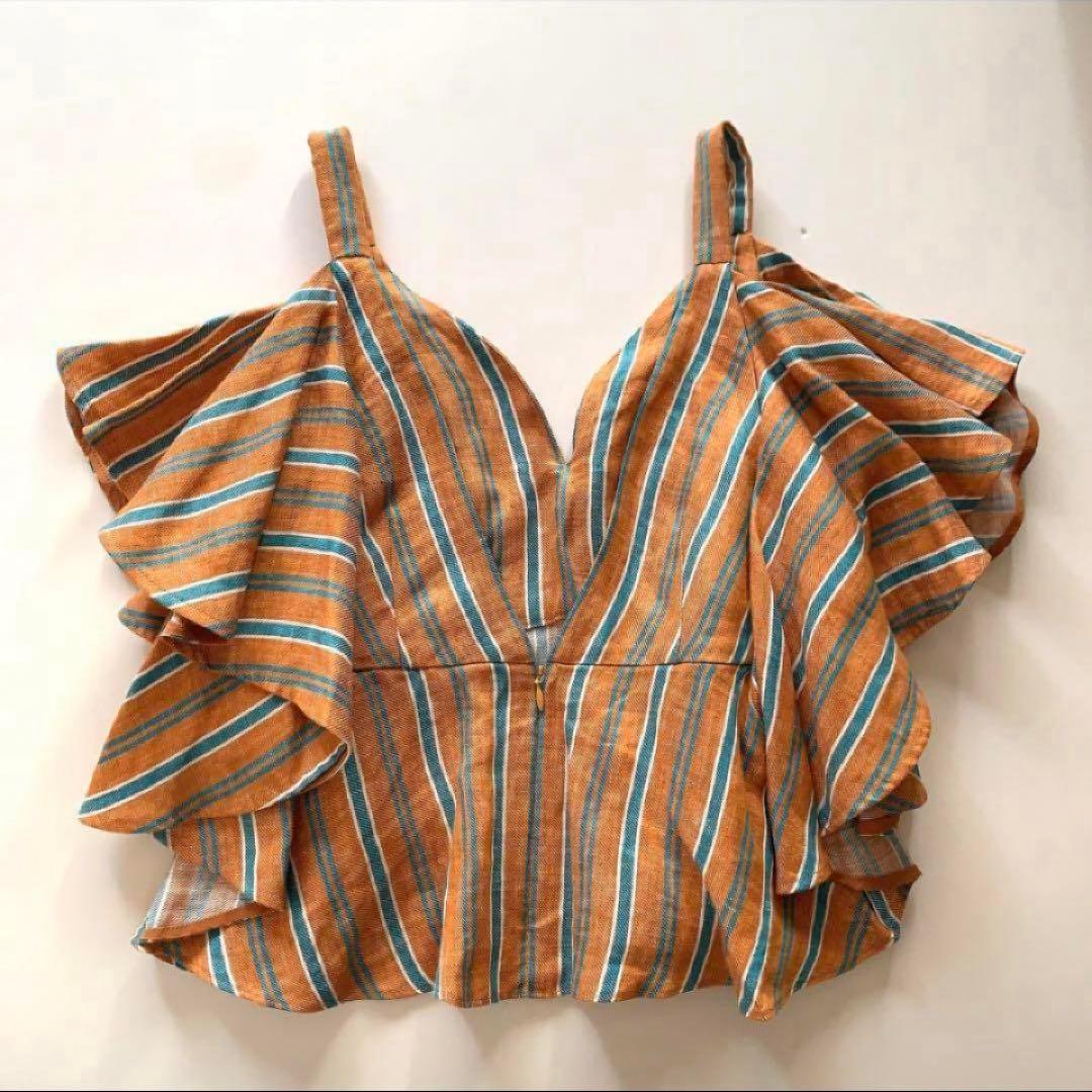 マイラン フリルトップス mylan リネン　ハワイ　ハレクラニ