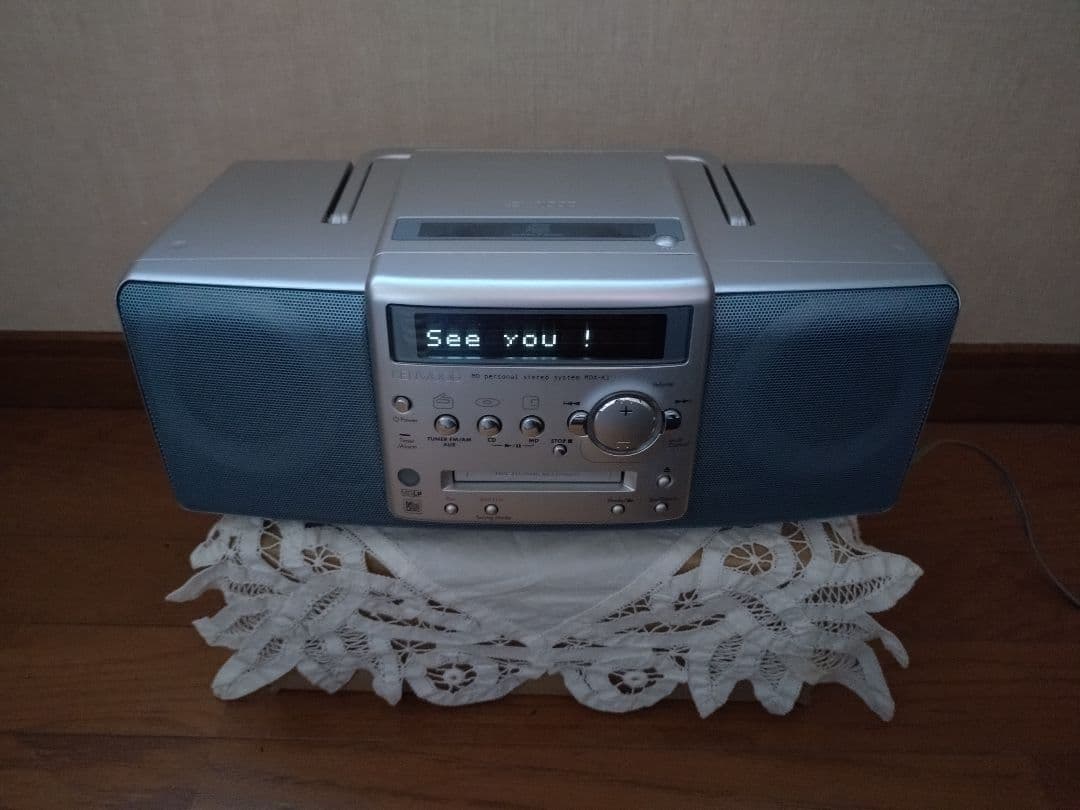 KENWOOD CDMDプレーヤー　コンポ　MDX-K1　動作確認済