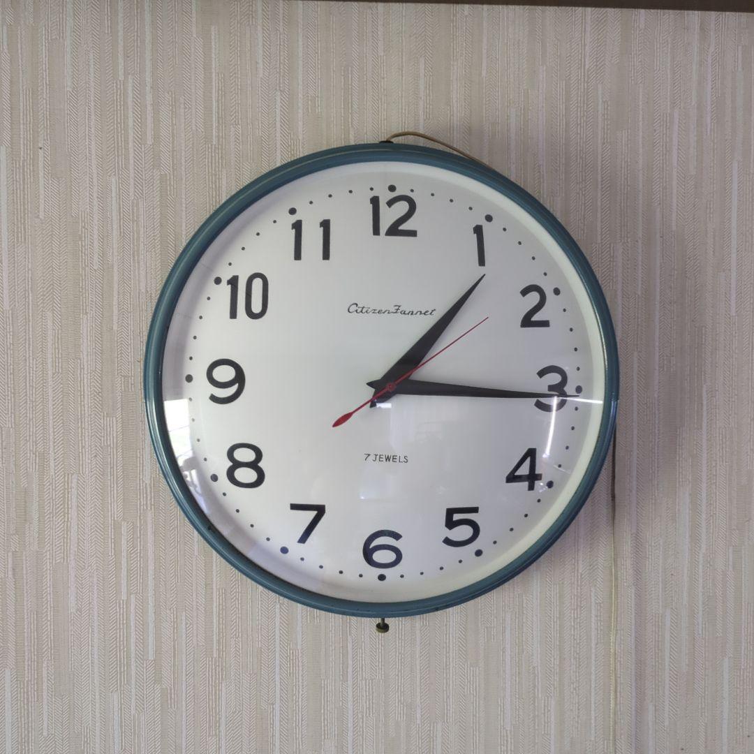 ビィンテージインダストリアル電気掛時計