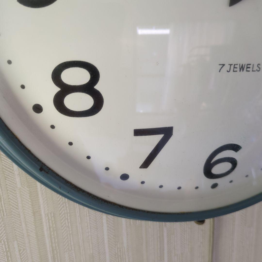 ビィンテージインダストリアル電気掛時計