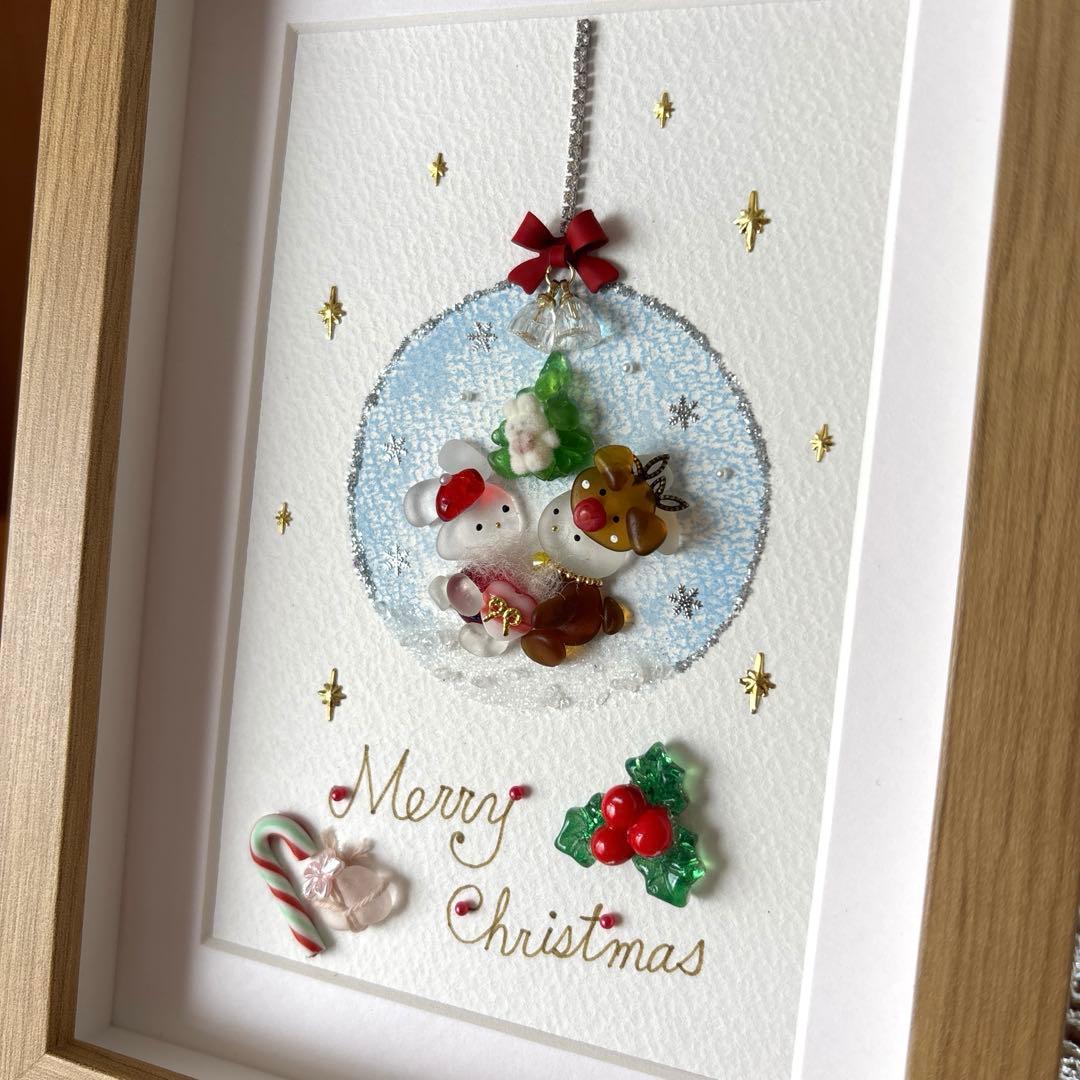 シーグラスアート❁クリスマスオーナメント❁