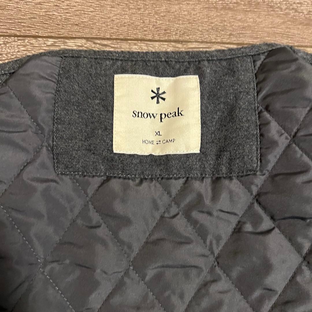 peak スノーピーク Quilted Flannel Vest XL