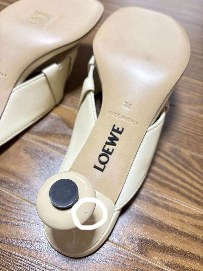 新品未使用品　LOEWE トイミュールサンダル 38