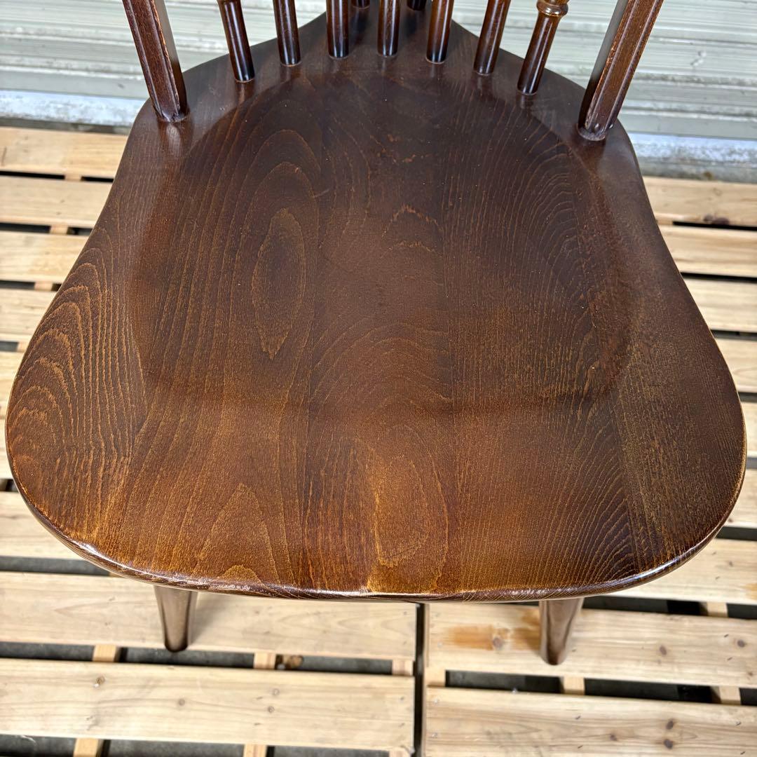 【送料込】秋田木工　ヴィンテージチェア　ダイニングチェア　椅子　アンティーク①