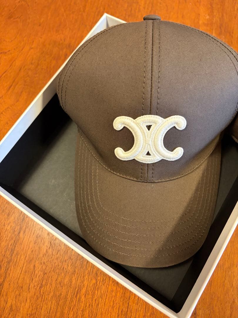 【CELINE】トリオンフ柄 キャップ