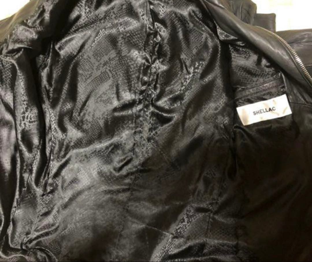 shellac ライダース　レザージャケット