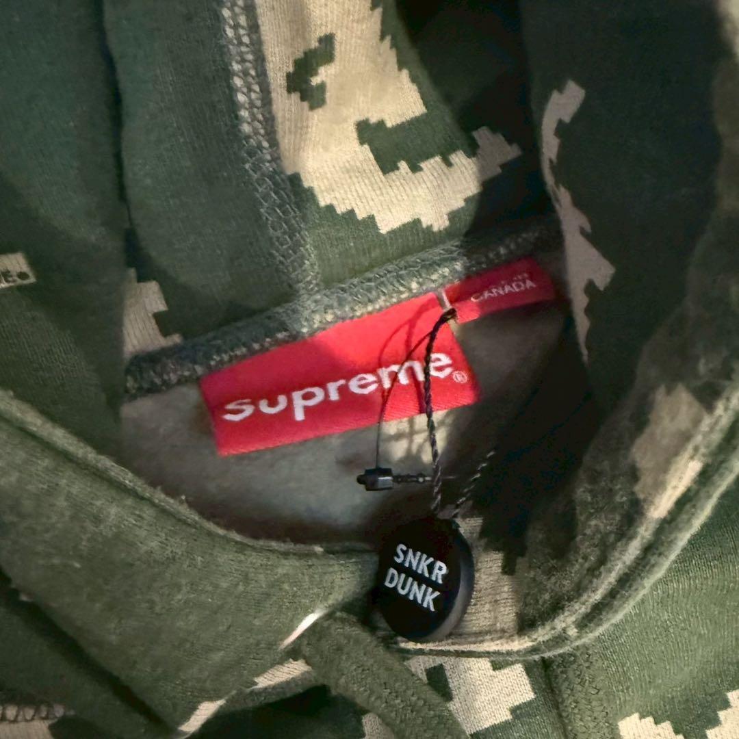 supreme Olive Russian Camo パーカー