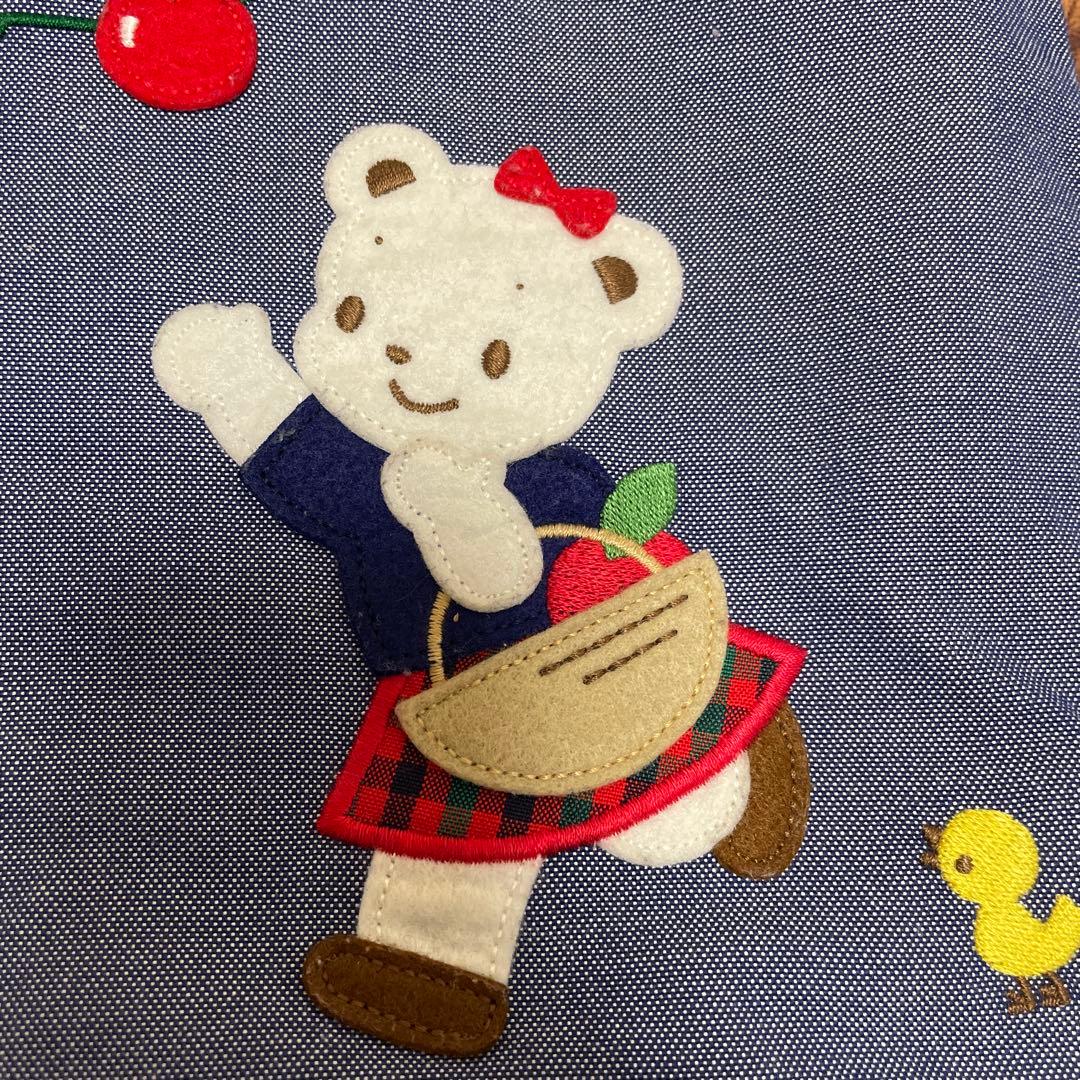 familiar トートバッグ　デニムバッグ　ファミリア