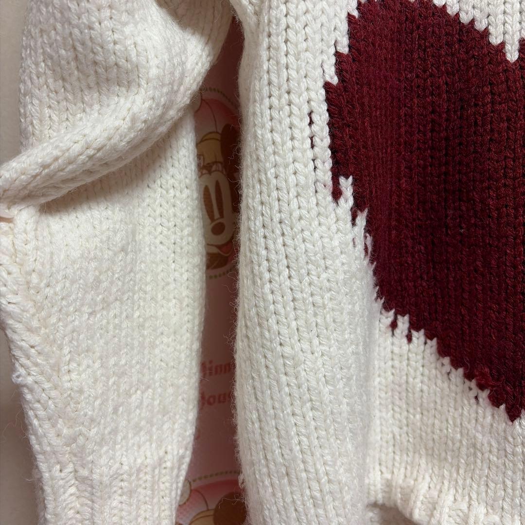 ハートロゴローゲージニットチュニック