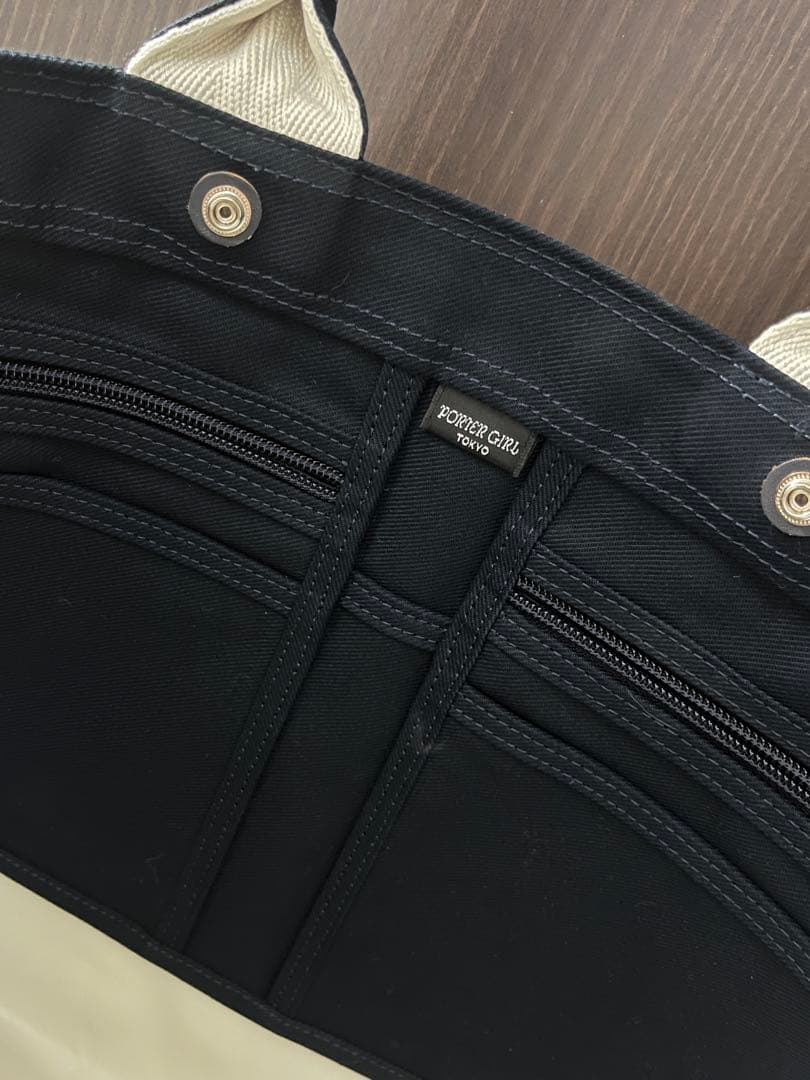 PORTER キャンバストートバッグ /ネイビー