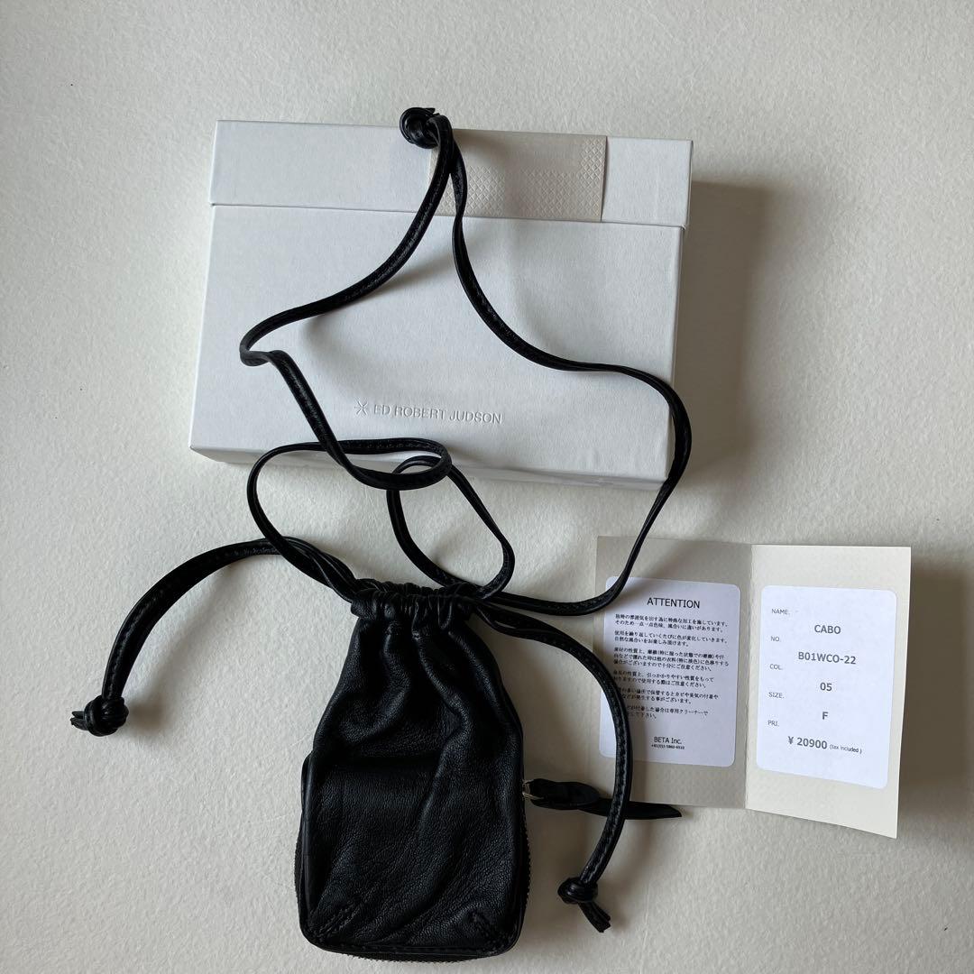 新品ED ROBERT JUDSON Drawstring neck purse