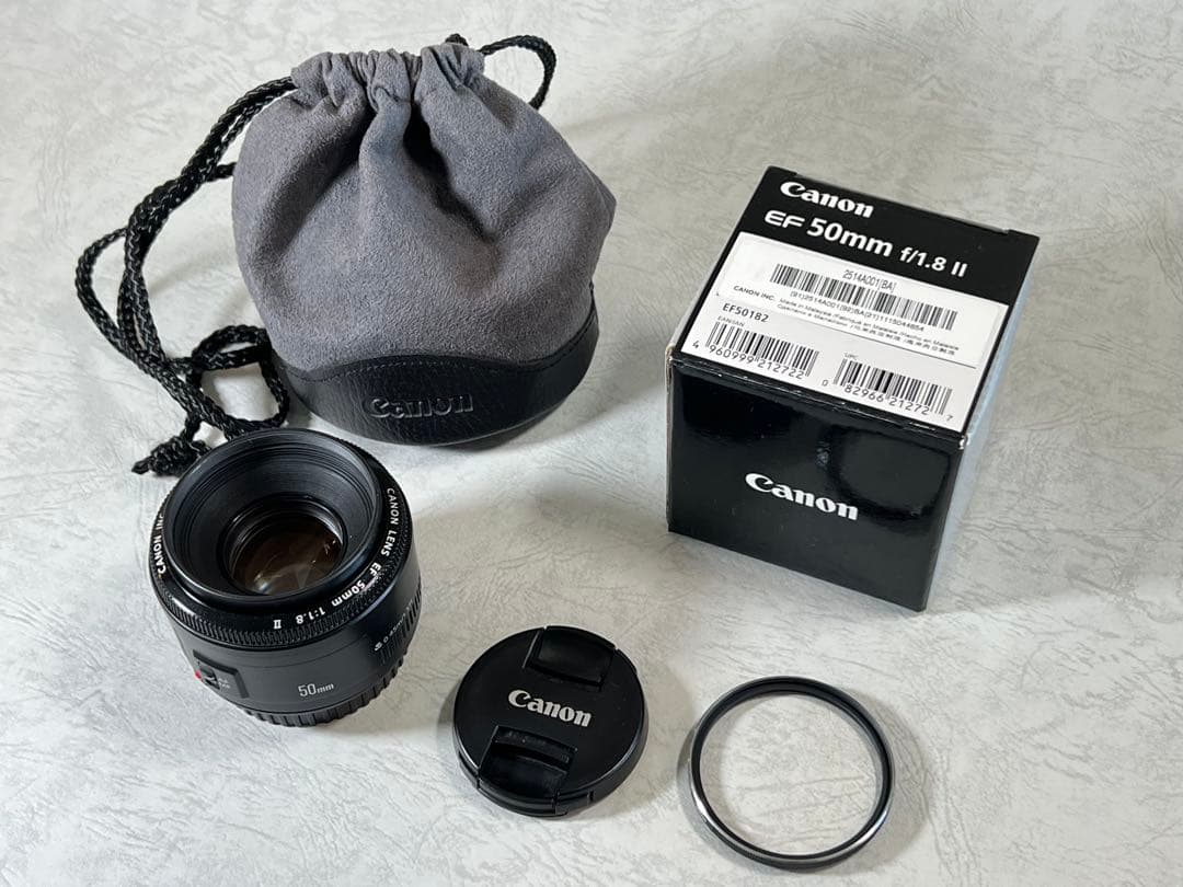 【おまけ付】箱あり_CANON EF 50mm F1.8 II