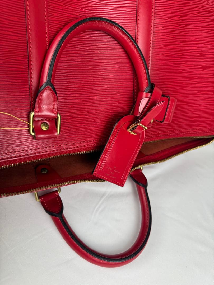 ルイヴィトン 赤エピ キーポル50 ボストンバッグ