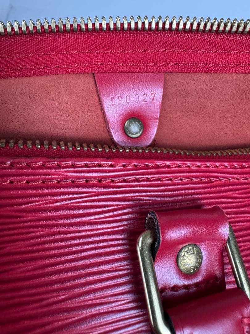 ルイヴィトン 赤エピ キーポル50 ボストンバッグ