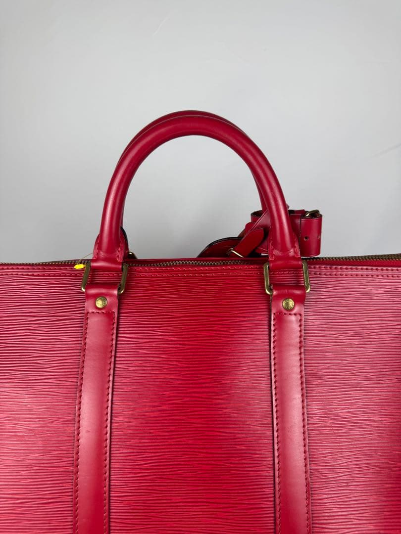 ルイヴィトン 赤エピ キーポル50 ボストンバッグ