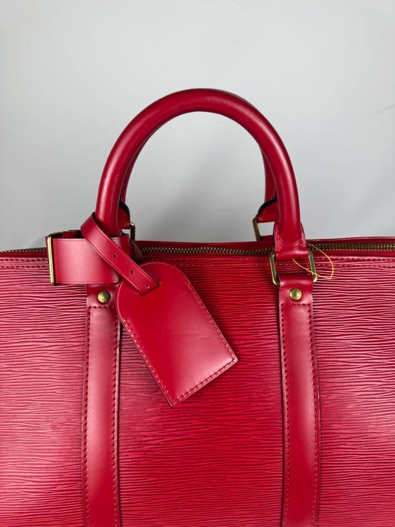 ルイヴィトン 赤エピ キーポル50 ボストンバッグ