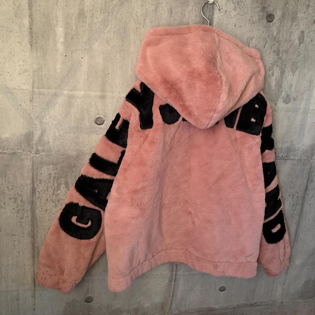 429d 極美品【希少Lサイズ】ガルフィー☆ ふわもこフリースジャケット ピンク