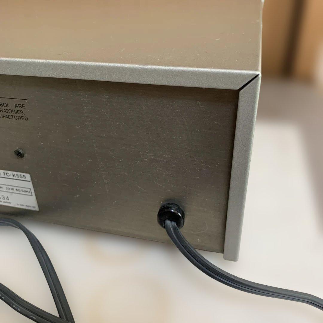 美品 SONY TC-K555 カセットデッキ
