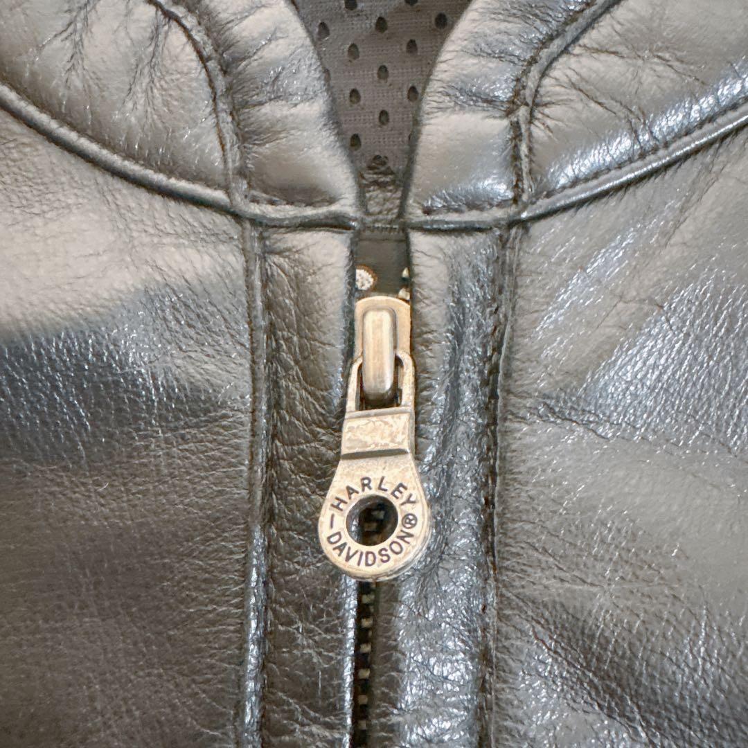 ✨美品✨ ハーレーダビッドソン シングルライダース レザージャケット 立体ロゴ