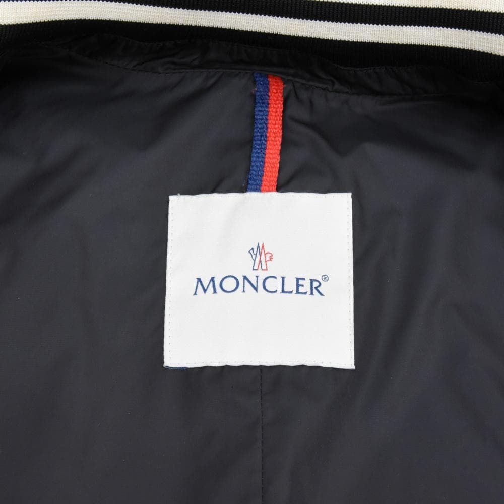 レア品◇モンクレール◇ナイロンフーディコート◇2(L)◇ブラック◇