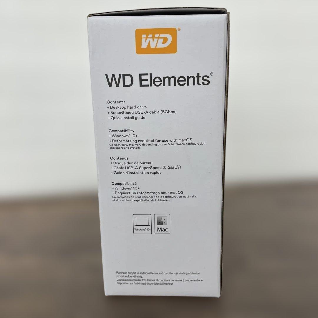 2610902WD 20TB Elements デスクトップ外付けハードドライブ