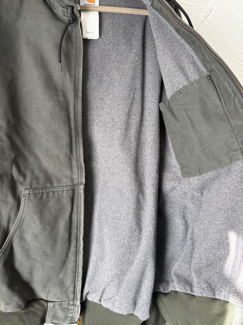 カーハート　アクティブジャケット　ダークグリーン　J158 DGR XL