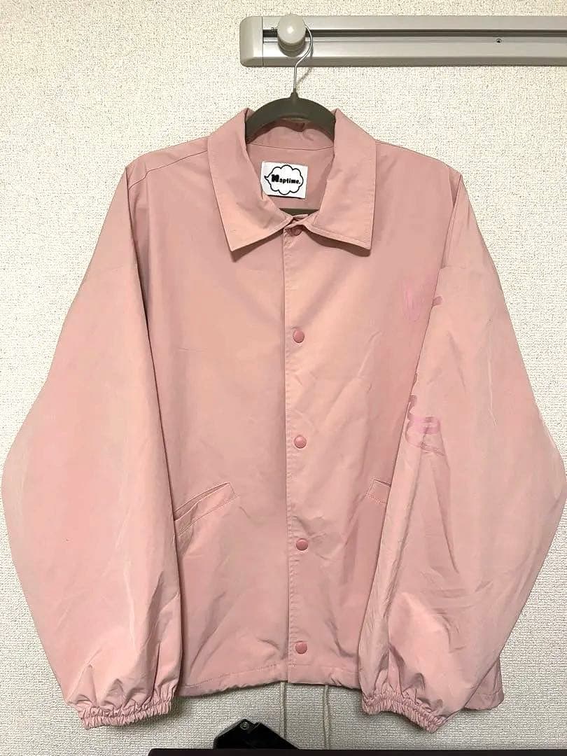 Naptime ピンク ナイロンジャケット