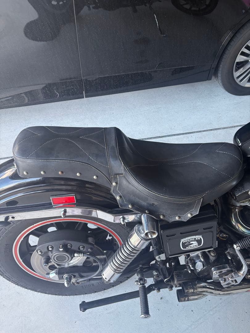 ショベル用4速フレーム用サドルマン当時物シート