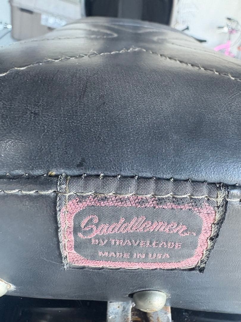 ショベル用4速フレーム用サドルマン当時物シート