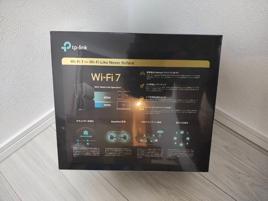 TP-Link Wi-Fi 7トライバンドルーター BE9300 【新品未開封】