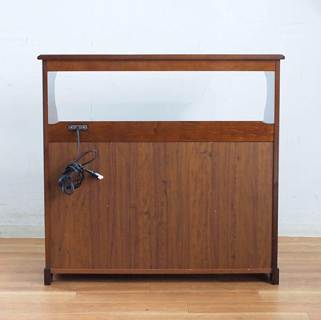 カリモク　電話台FAX台キャビネットコロニアル