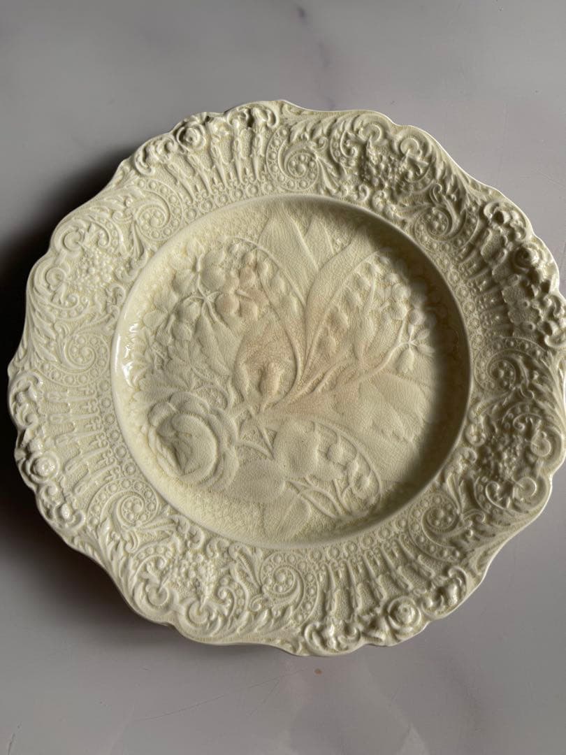 すずらんとバラのプレート2枚セット