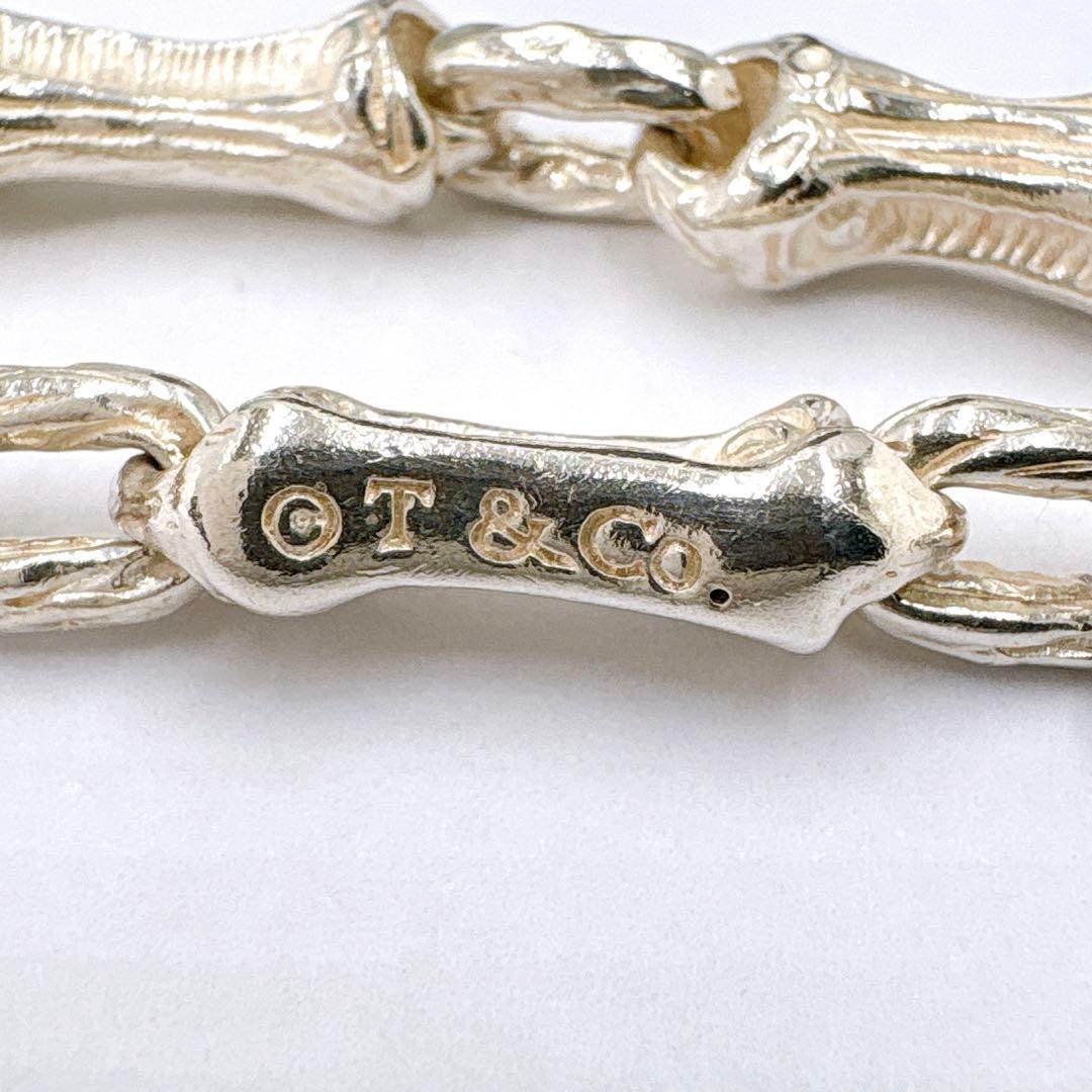 美品 オールドティファニー バンブー ネックレス シルバー925