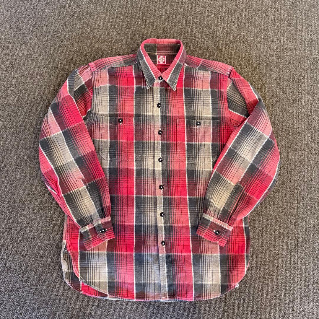 JOE McCOY 8hour UNION SANFORIZEDネルシャツ