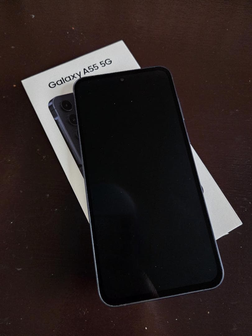 Samsung Galaxy A55 5G 本体 クリアケース付き