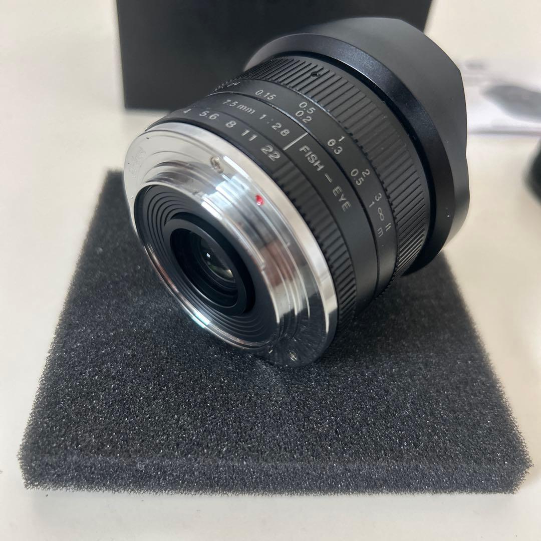 ☆美品☆ 七工匠 F2.8 7.5mm 魚眼 FX-mount レンズ